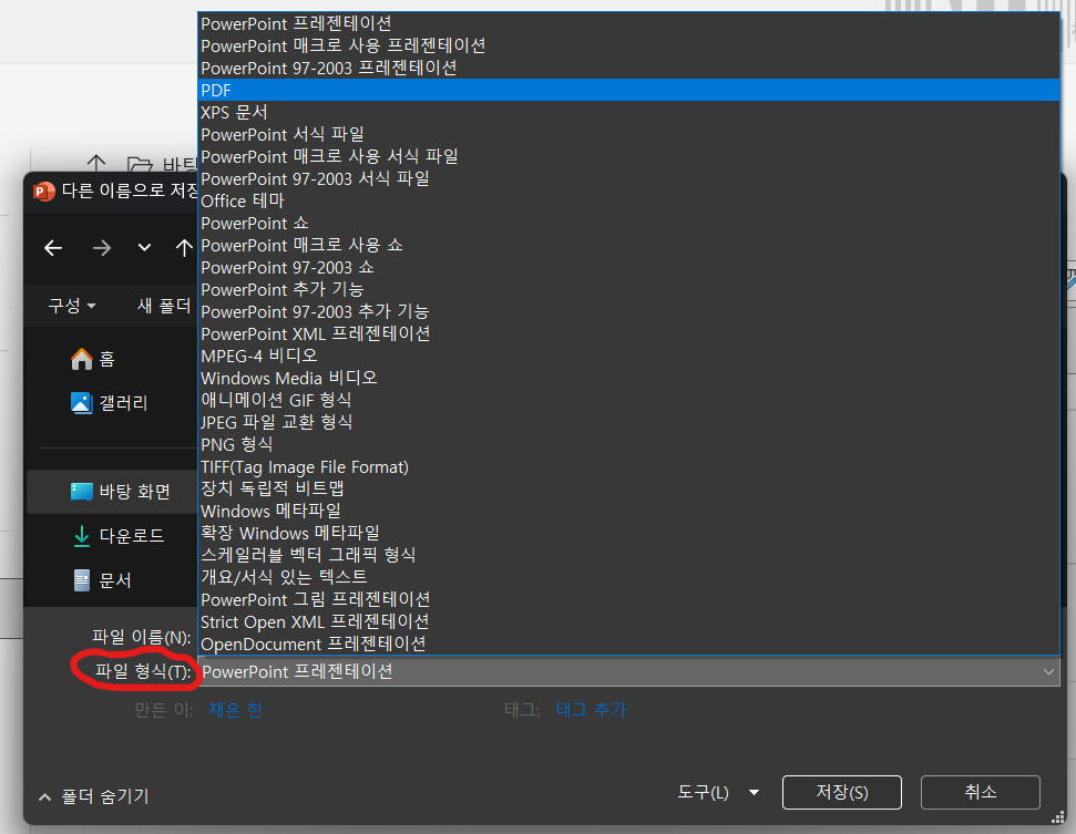 pdf 파일 형식