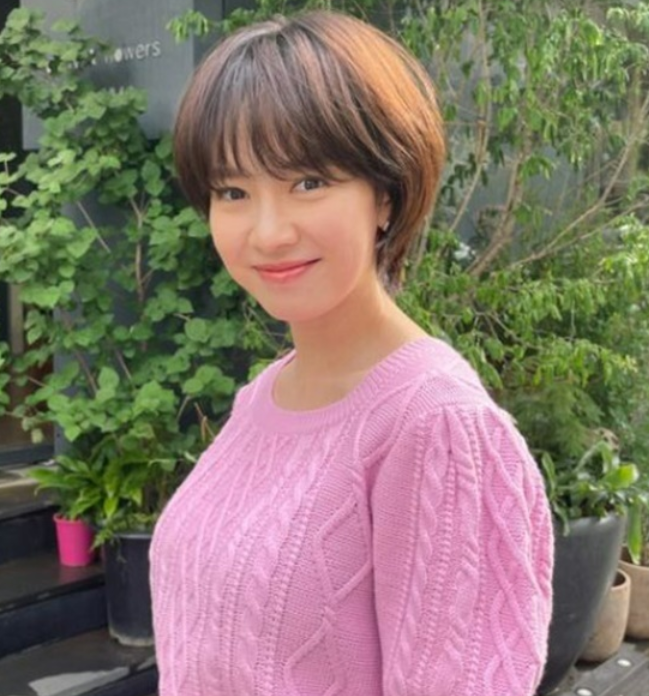 송지효 숏컷